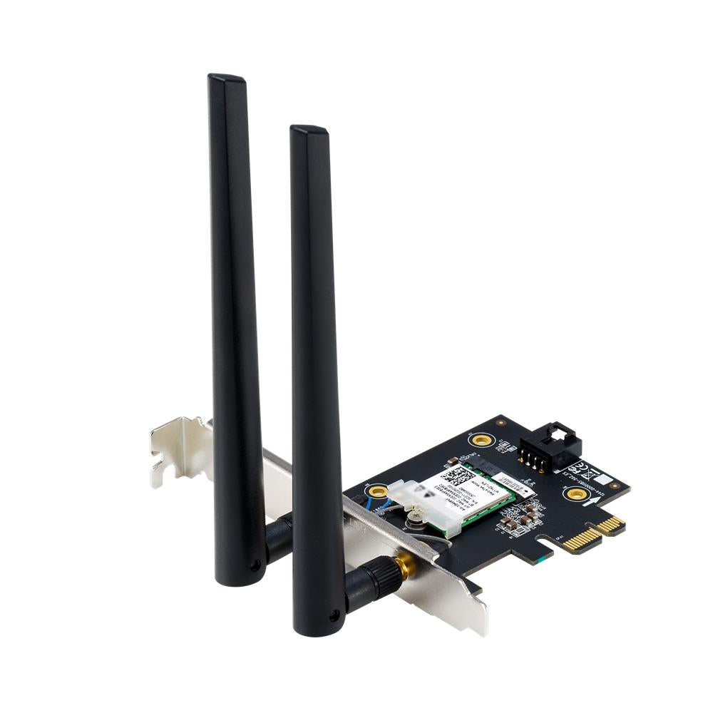 ASUS PCE‑BE6500 WiFi 7 PCI‑E Adapter mit 6 GHz, 4096‑QAM und Bluetooth 5.4