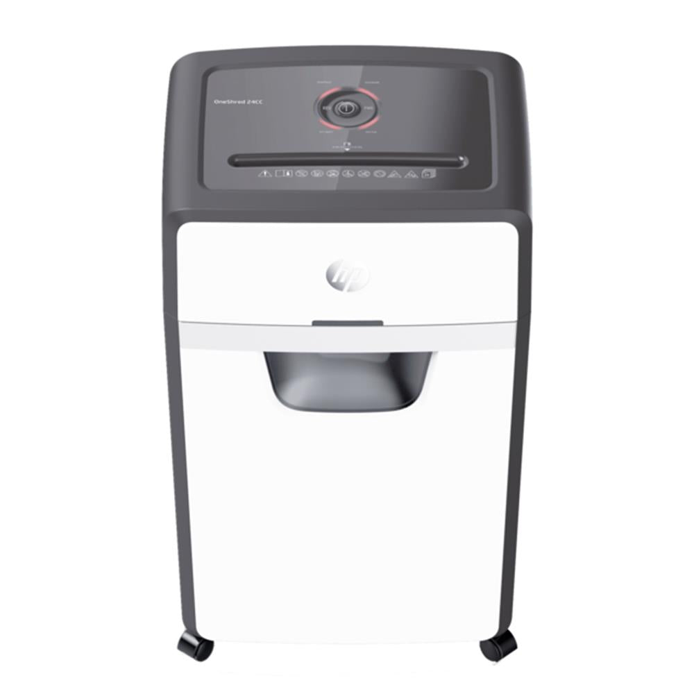 HP OneShred 24CC Aktenvernichter P4 Cross Cut 24 Blatt 30 Liter