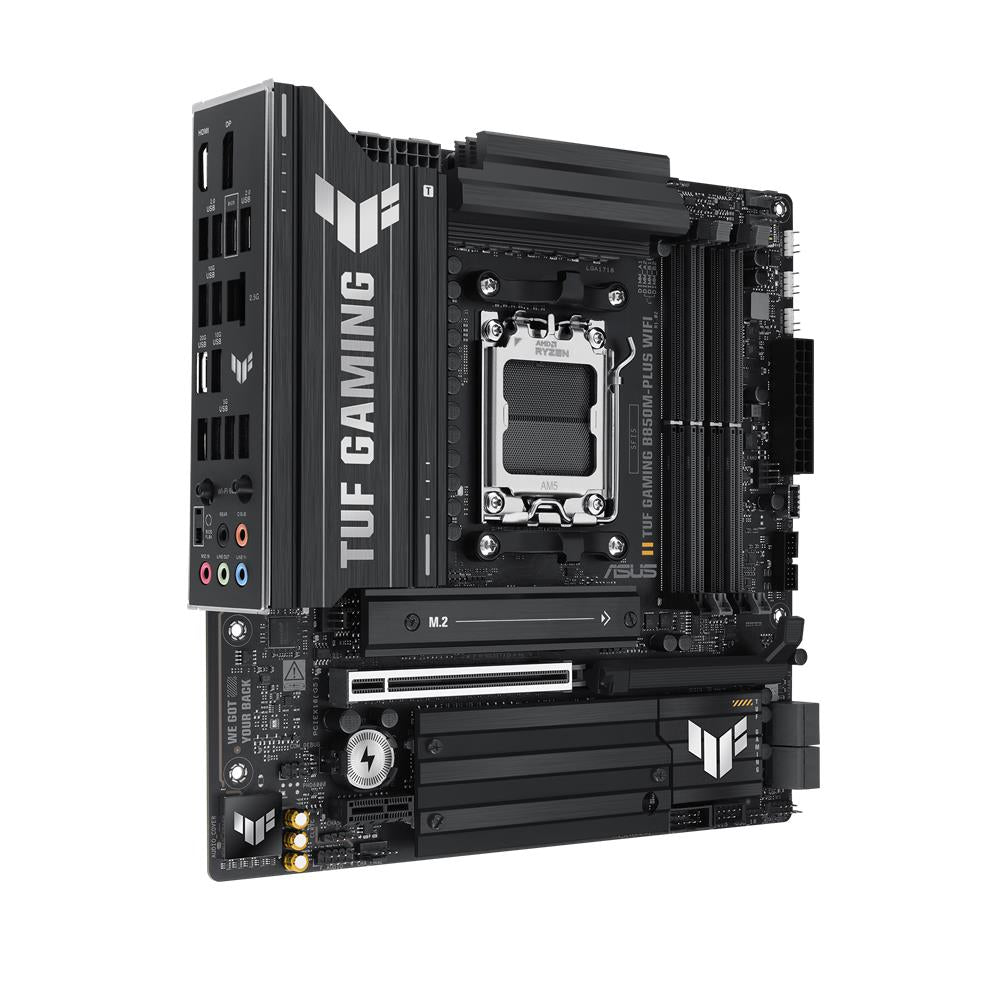 ASUS TUF Gaming B850M-PLUS WIFI Mainboard AM5 mATX DDR5 PCIe 5.0 WiFi 6E