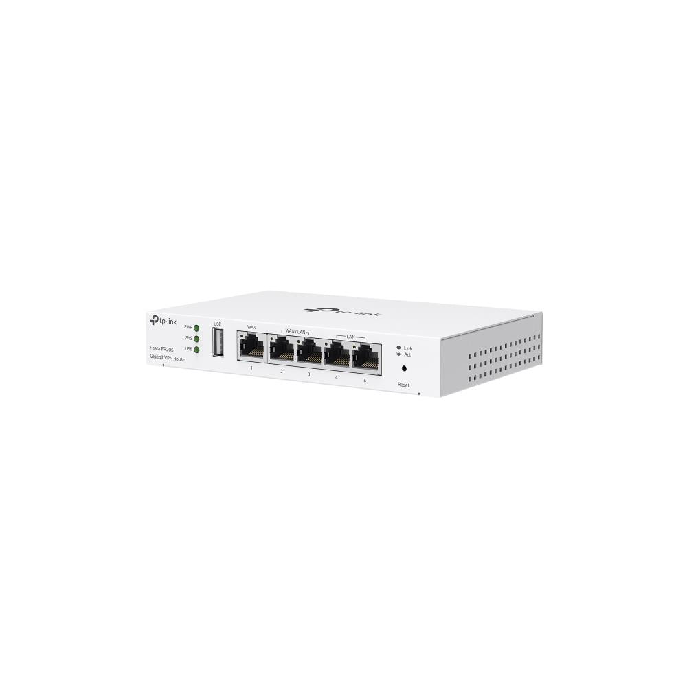 TP-Link Festa FR205 Gigabit VPN Router Multi WAN 5 Ports USB Cloud Management