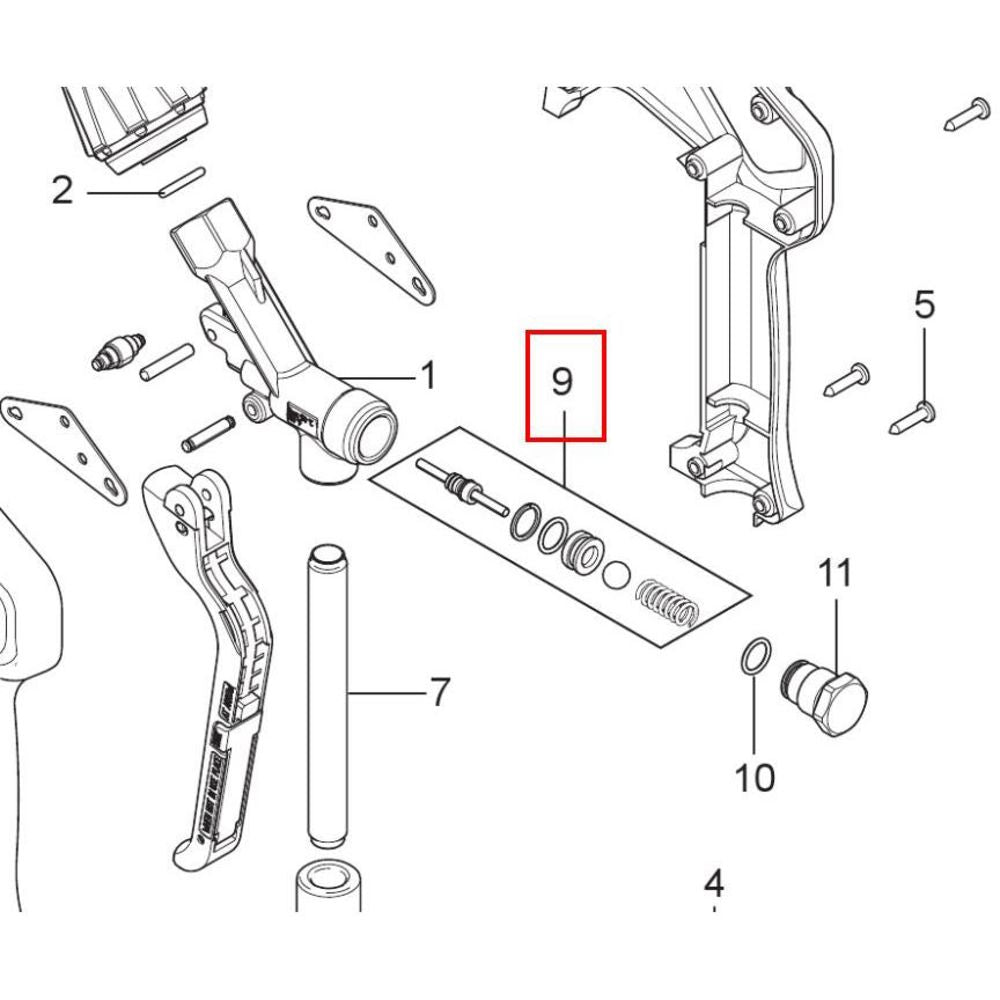 Nilfisk Original 31001210 Rep Kit Valve Reparatursatz Ventil