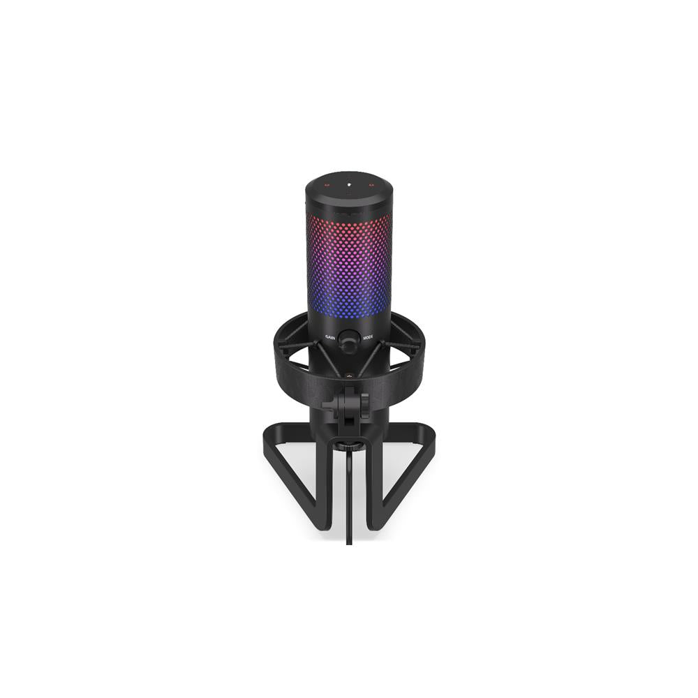 ENDORFY AXIS Streaming USB Mikrofon Schwarz mit Gain Regler und Kopfhöreranschluss