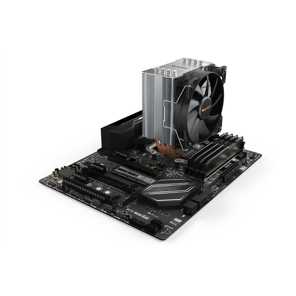 be quiet! Pure Rock 2 Luftkühler CPU-Kühler 150W TDP Kühlleistung 6mm-Heatpipes