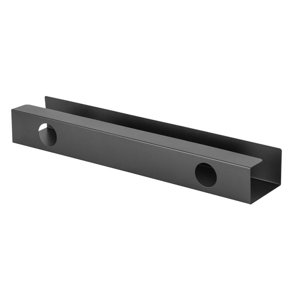 LogiLink Kabelrinnen Organizer für Untertischmontage Metall Schwarz