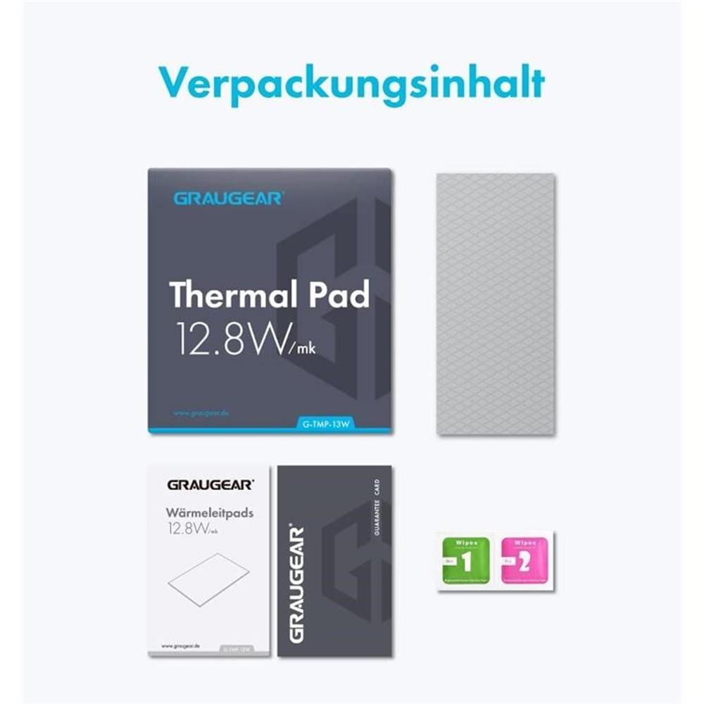 GRAUGEAR Wärmeleitpad 12,8 W für Hochleistungskühlung