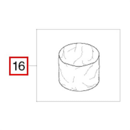 Nilfisk Original 11641 Filterschoner (lang)