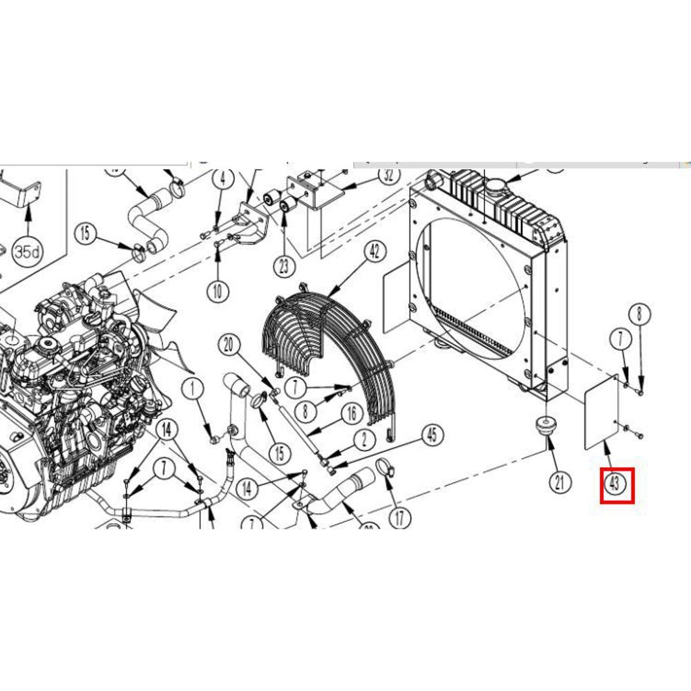 Nilfisk Original 56510497 Sicherheitsplatte Ersatzteil