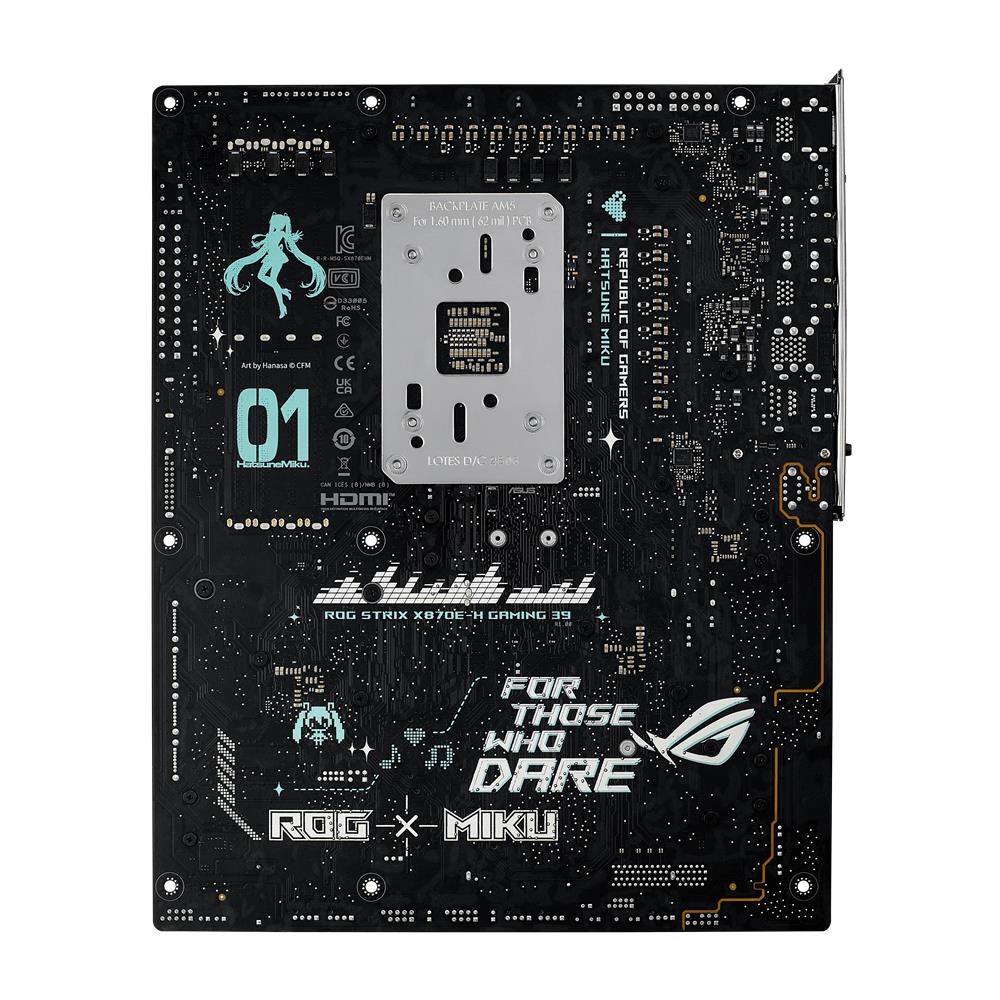 ASUS ROG Strix X870E-H Gaming WiFi7 Hatsune Miku Edition Mainboard AM5 ATX DDR5