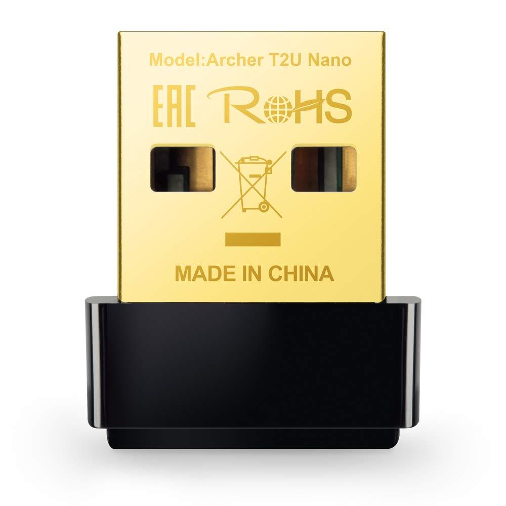 TP-Link Archer T2U Nano AC600 WLAN Nano USB Adapter Dual Band USB 2.0 High Speed Wireless Stick