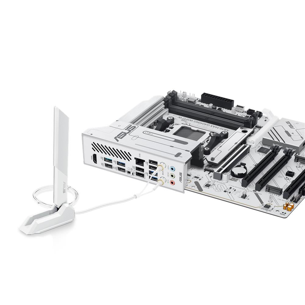 ASUS X870 MAX GAMING WIFI7 W Mainboard AM5 ATX DDR5 PCIe 5.0 WiFi 7