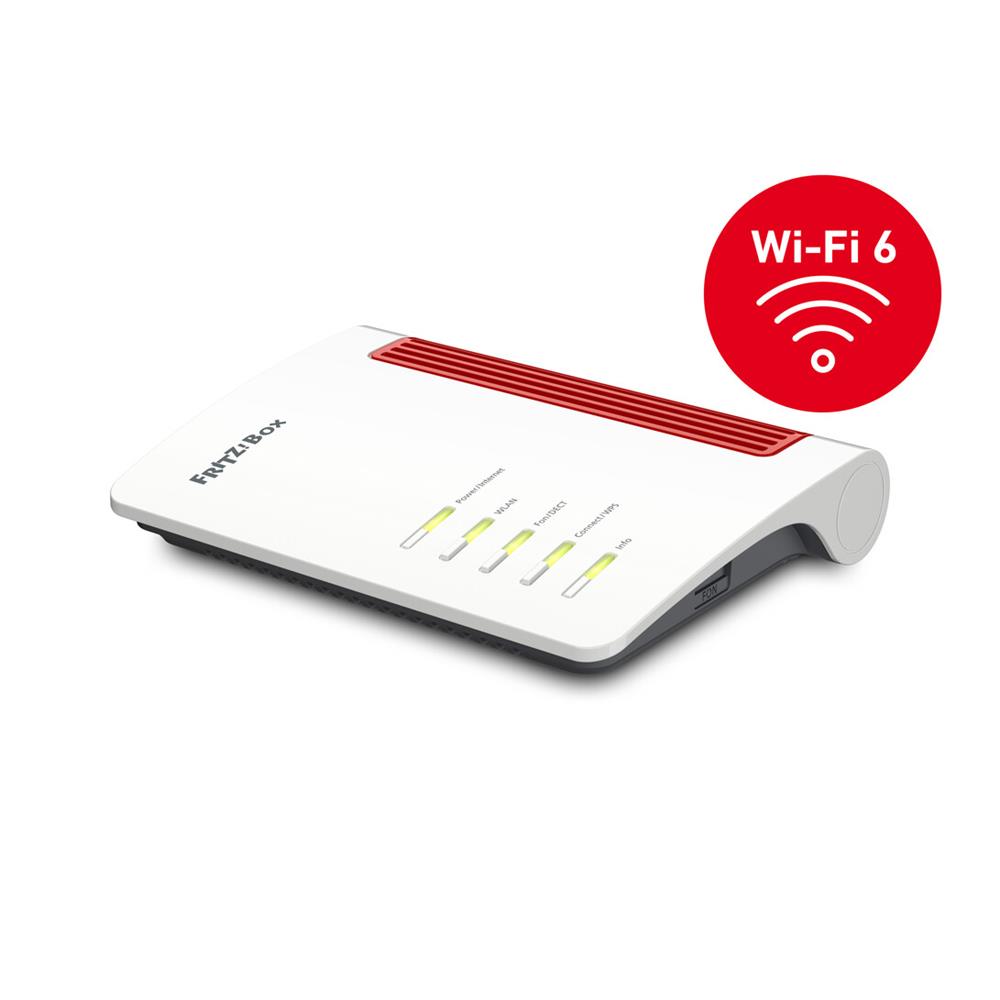 FRITZ!Box 4050 – Leistungsstarker WLAN-Router mit Wi-Fi 6 für Glasfaser & Kabelmodem