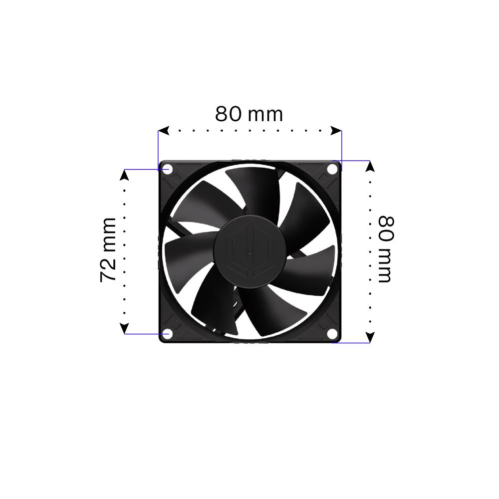 ENDORFY Zephyr 80 PC-Gehäuselüfter, 80mm | EY4A019