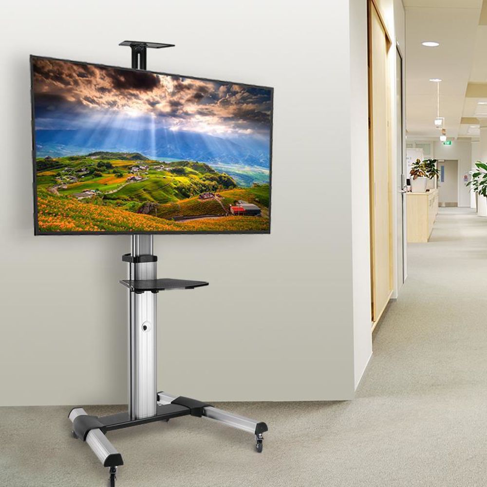LogiLink TV Monitorwagen höhenverstellbar 37 bis 70 Zoll mit Rollen