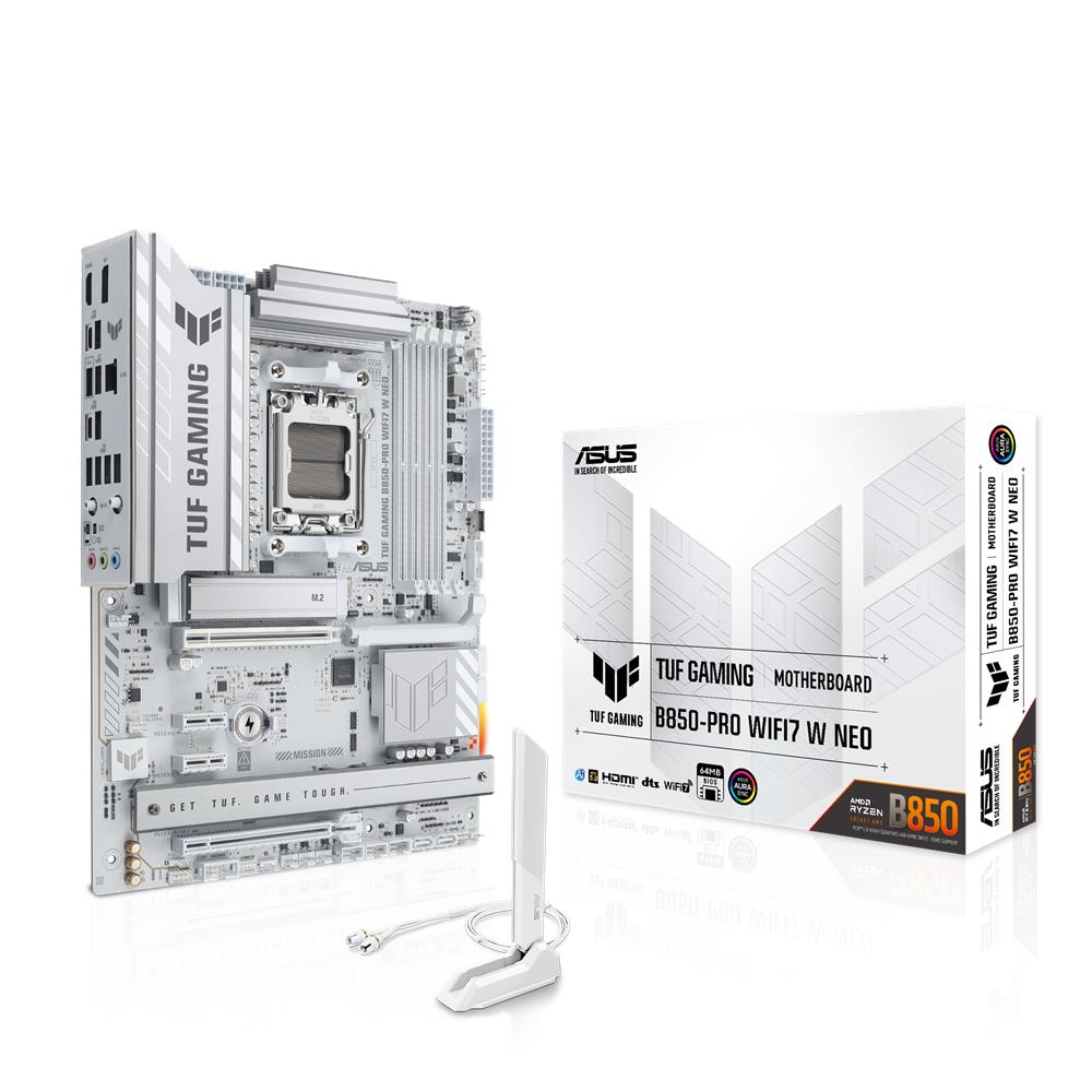 ASUS TUF GAMING B850-PRO WIFI7 W NEO Mainboard AM5 ATX DDR5 PCIe 5.0 WiFi 7