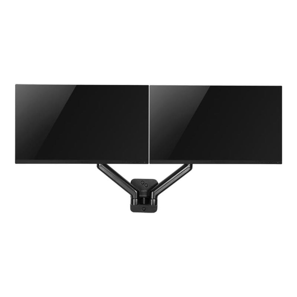 LogiLink Monitorwandhalterung 2 fach 17 bis 32 Zoll Gasdruckfeder