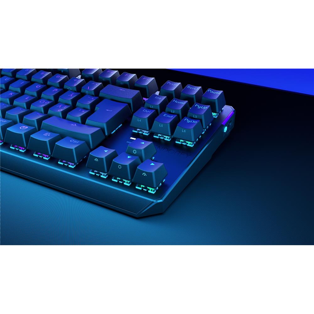 ENDORFY Thock TKL Wireless NO Brown, Gaming Tastatur, ARGB, Bluetooth, schwarz