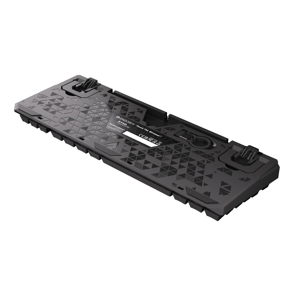 ENDORFY Keyboard Thock TKL Wireless, Tastatur, DE-Layout, Kabellos, Schwarz, Beleuchtet