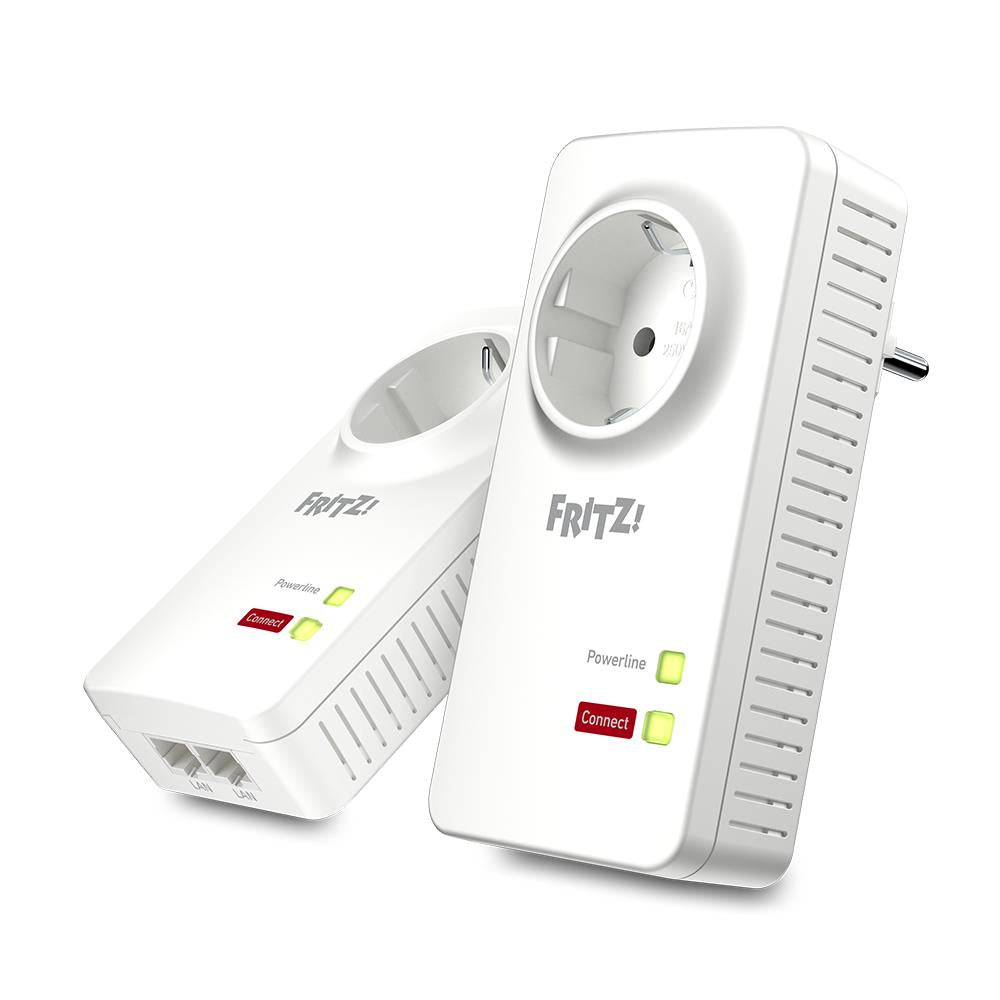 FRITZ!Powerline 1220 WLAN Set – Netzwerk über Stromleitung mit WLAN-Erweiterung