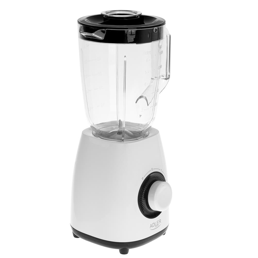 Adler AD 4085 Standmixer mit 1,5 Liter Behälter und Anti Rutsch Füßen Weiß