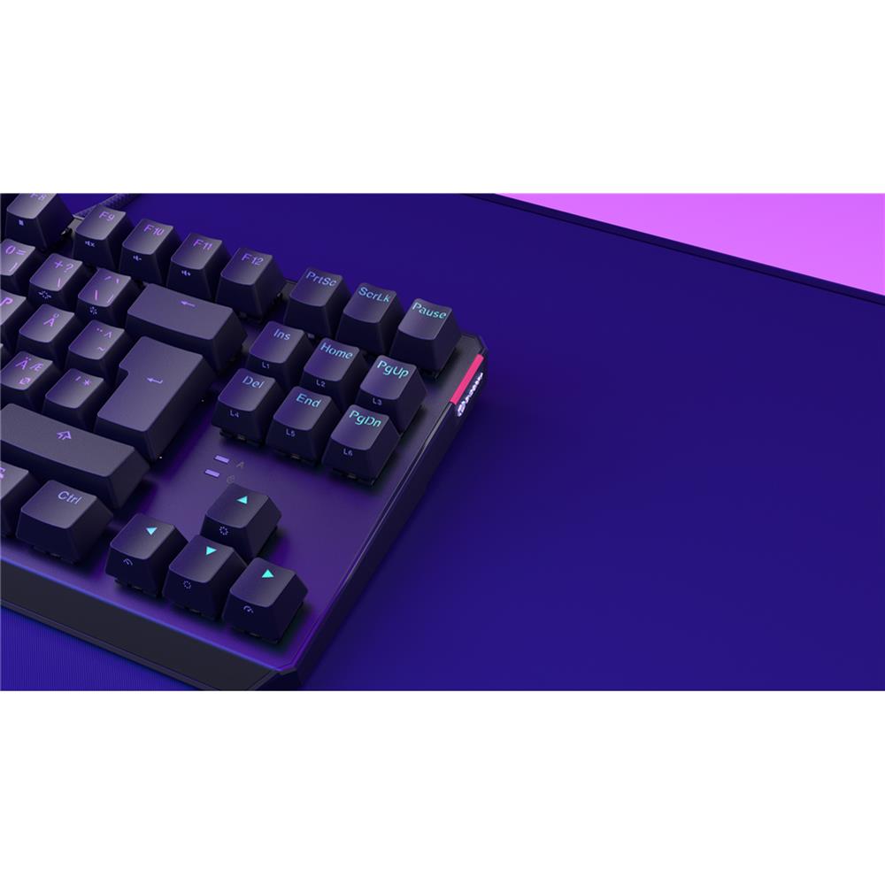 ENDORFY Thock TKL NO Brown, mechanische Tastatur, schwarz