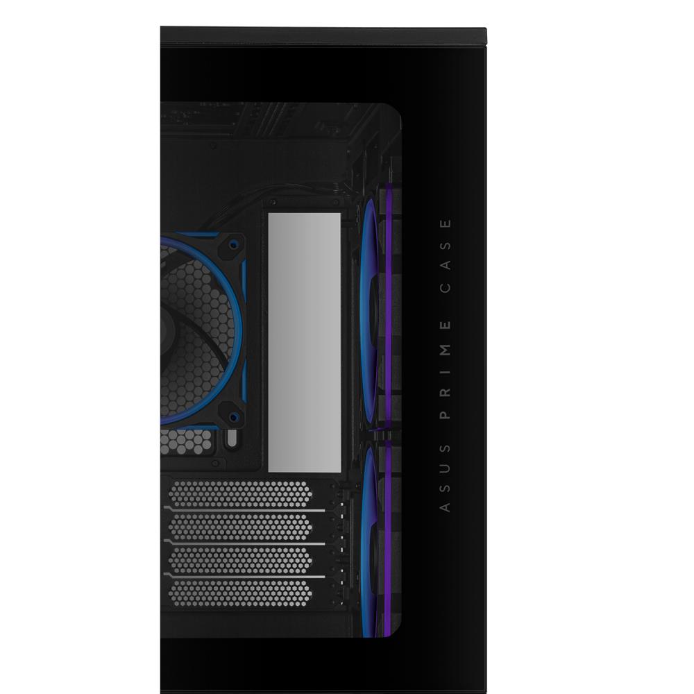 ASUS Prime AP202 ARGB mATX PC Gehäuse mit Panorama Glas GPU bis 420 mm
