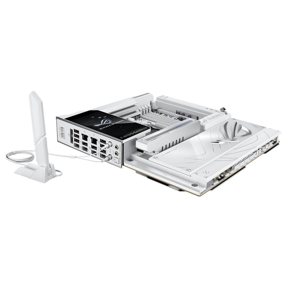 ASUS ROG CROSSHAIR X870E GLACIAL Mainboard AM5 E-ATX DDR5 PCIe 5.0 WiFi 7