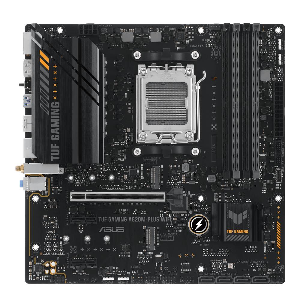 ASUS TUF Gaming A620M-PLUS WIFI Mainboard AM5 mATX DDR5 PCIe 4.0 WiFi 6