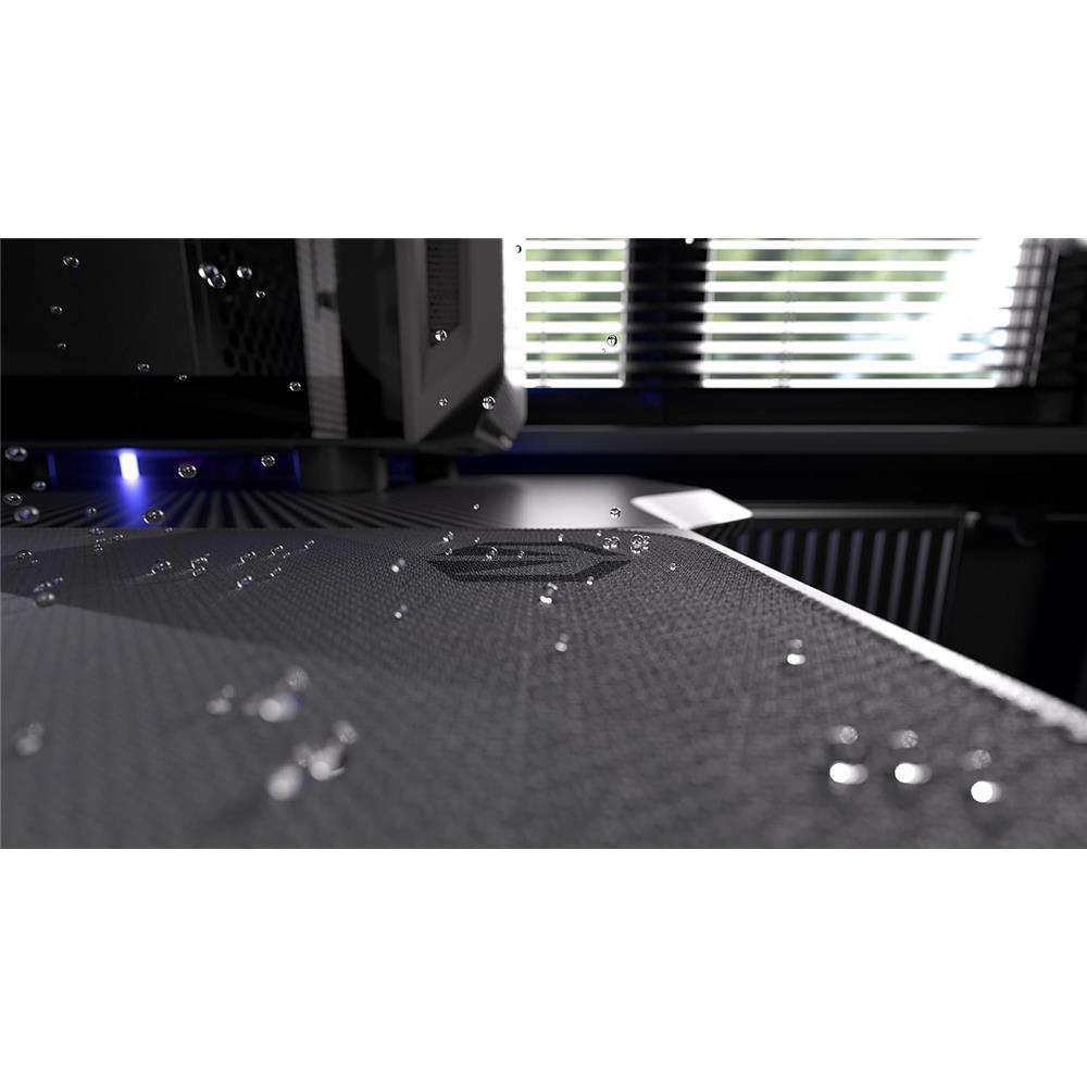 ENDORFY Crystal Black XL Mauspad schwarz rutschfest 900 x 400 mm