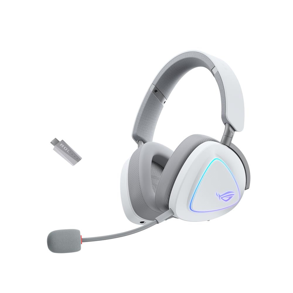 ASUS ROG Delta II White Wireless Gaming Headset RGB 2.4 GHz Bluetooth