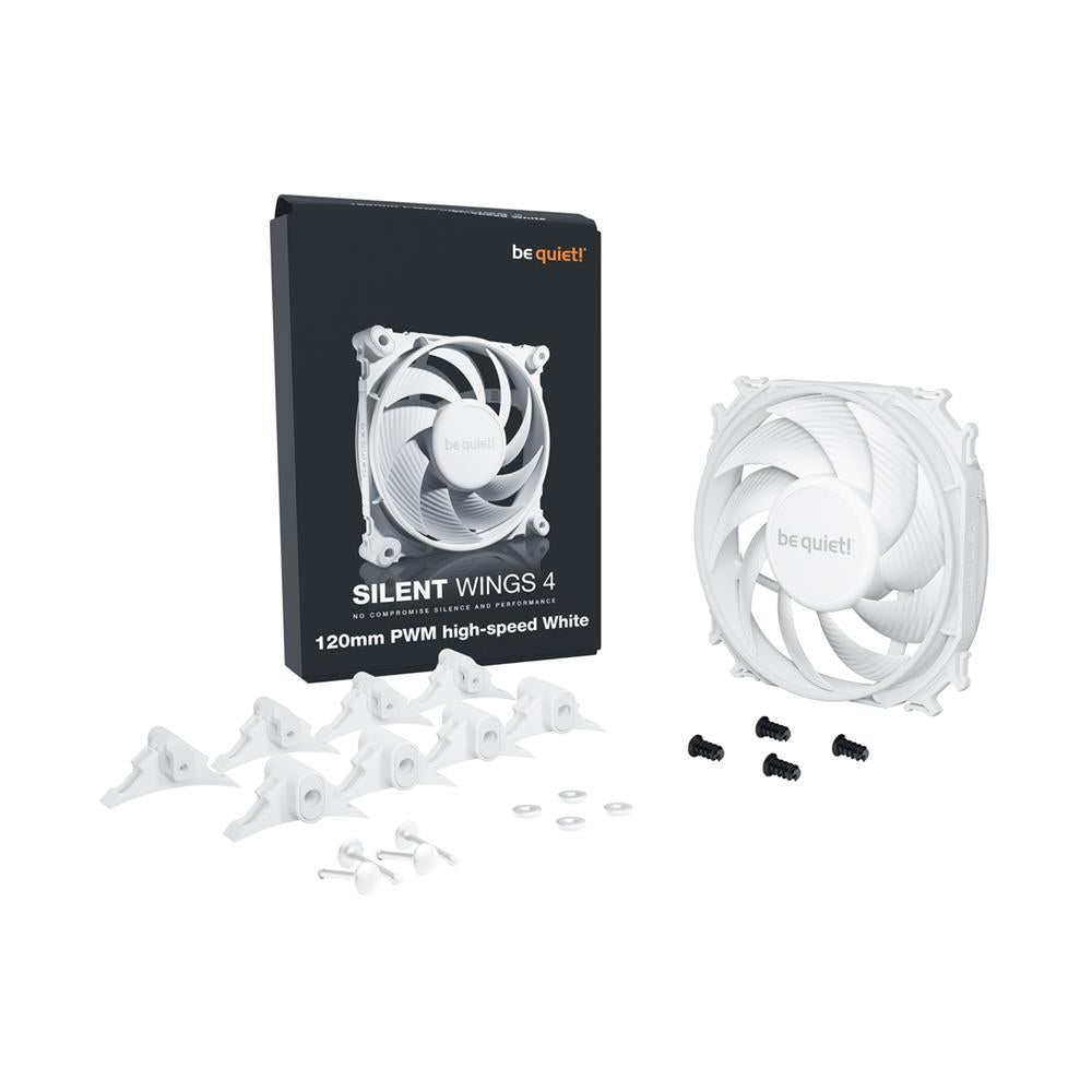 be quiet! Silent Wings 4 120mm PWM high-speed White Lüfter nahezu unhörbare Kühlung 6-Pol-Lüftermotor Fluid-Dynamic-Lager