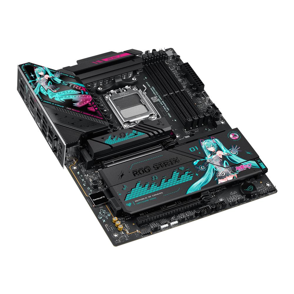 ASUS ROG Strix X870E-H Gaming WiFi7 Hatsune Miku Edition Mainboard AM5 ATX DDR5