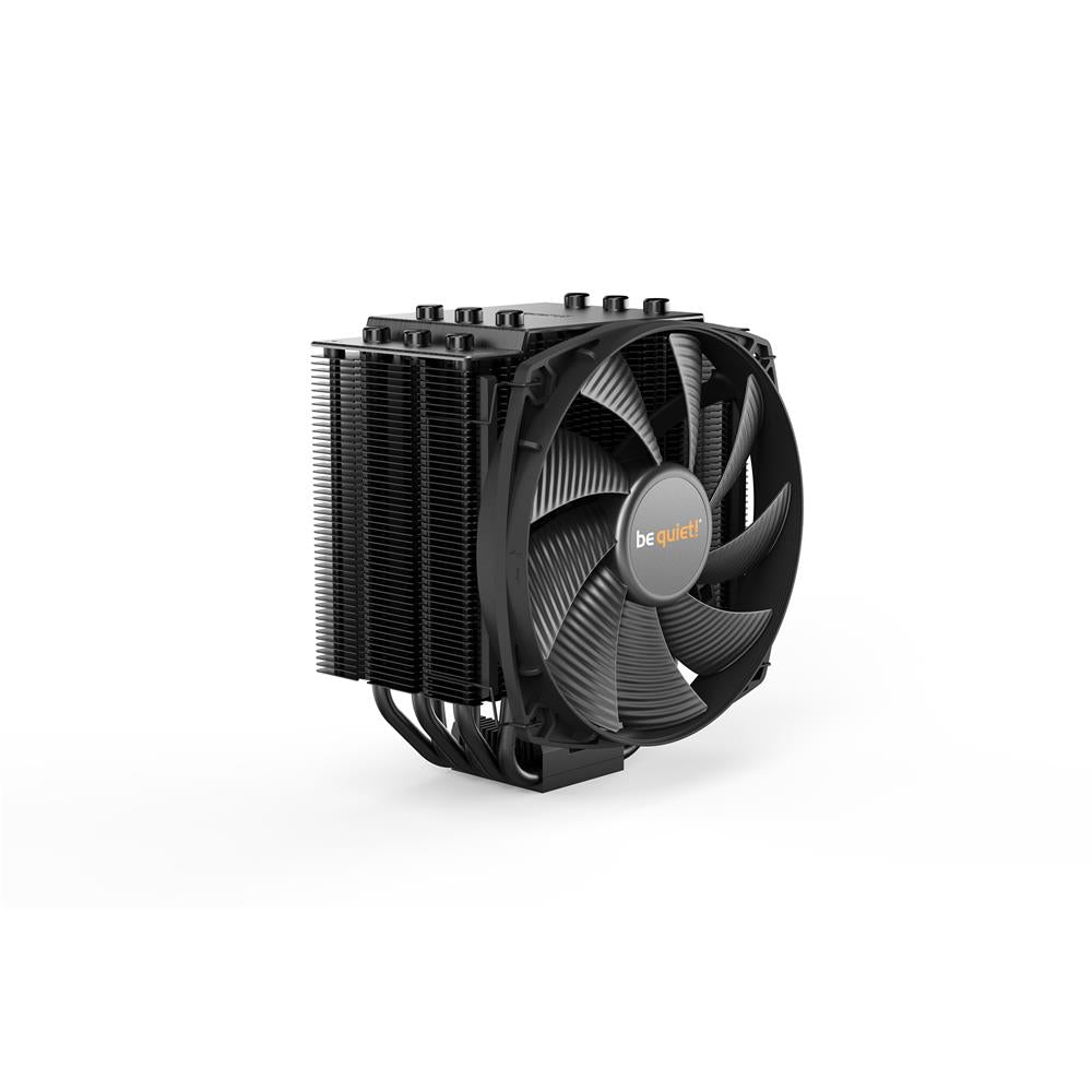 be quiet! Dark Rock 4 CPU Luftkühler hohe Kühlleistung von 200W TDP Silent Wings 135mm PWM Lüfter schwarz