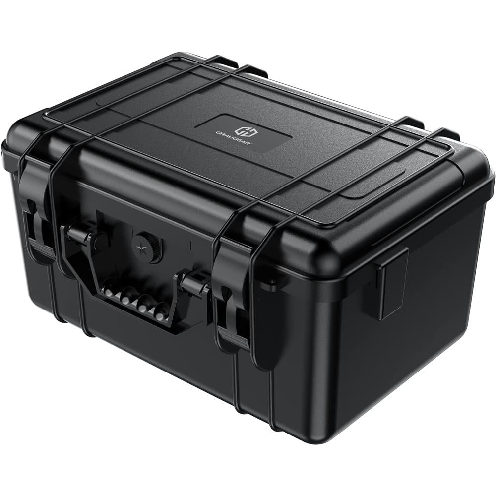 GRAUGEAR Festplattenschutzkoffer für 19 HDD SSD stoßfest wasserabweisend