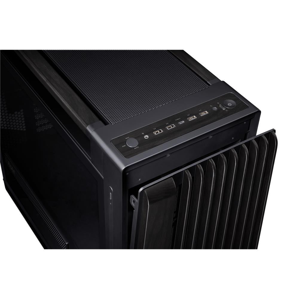 ASUS ProArt PA602 Wood Edition TG E ATX PC Gehäuse mit 420 mm Radiator und USB 20Gbps