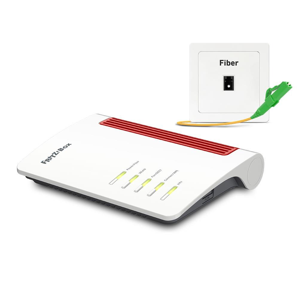 FRITZ!Box 5530 Fiber – Glasfaser-Router mit Wi-Fi 6 & integriertem SFP-Modul