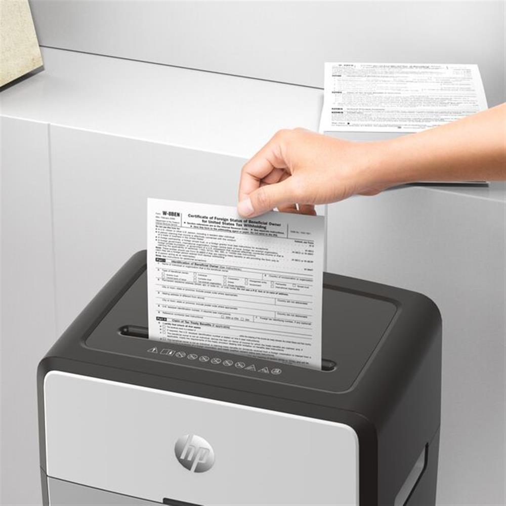 HP OneShred 24CC Aktenvernichter P4 Cross Cut 24 Blatt 30 Liter