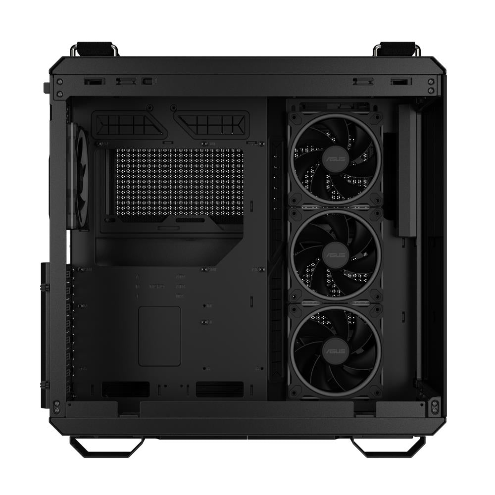 ASUS TUF Gaming GT502 Horizon TG ARGB Black Zweikammer PC Gehäuse mit 4 ARGB Lüftern