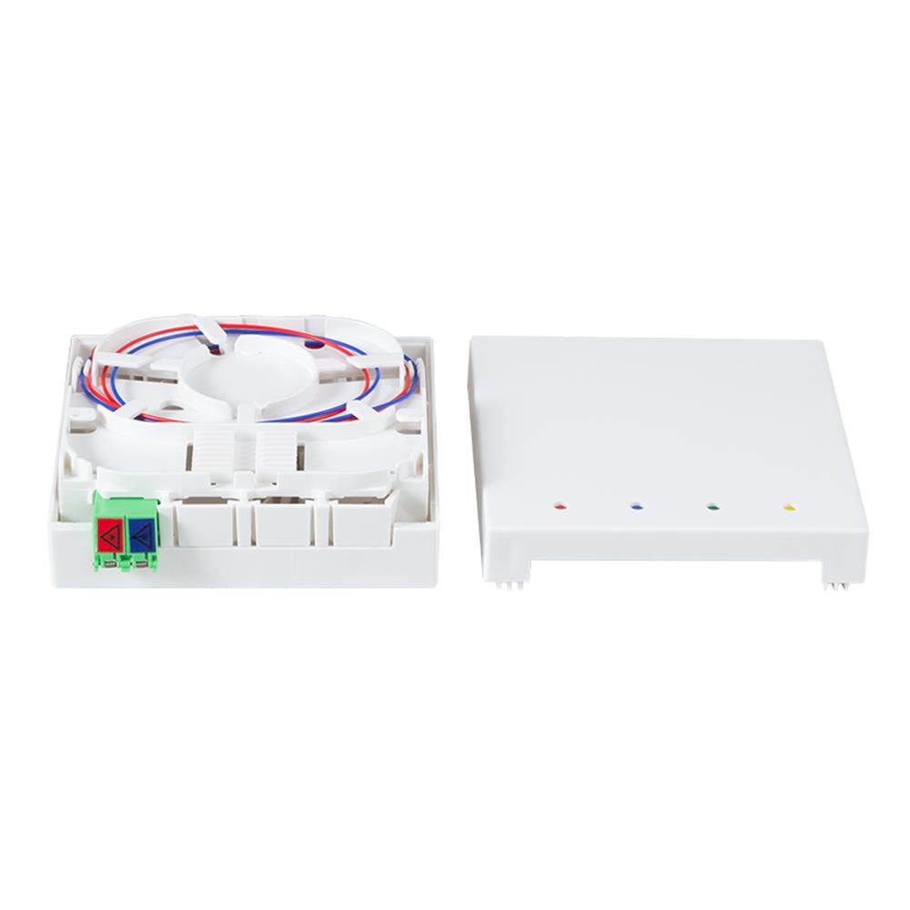 LogiLink FTTH-Anschlussdose – 1× LC/APC, inkl. 20 m Glasfaserkabel
