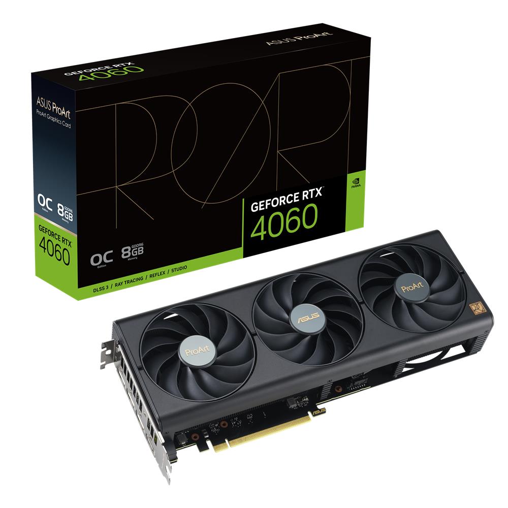 ASUS ProArt GeForce RTX 4060 OC Edition 8GB GDDR6 Gaming Grafikkarte NVIDIA