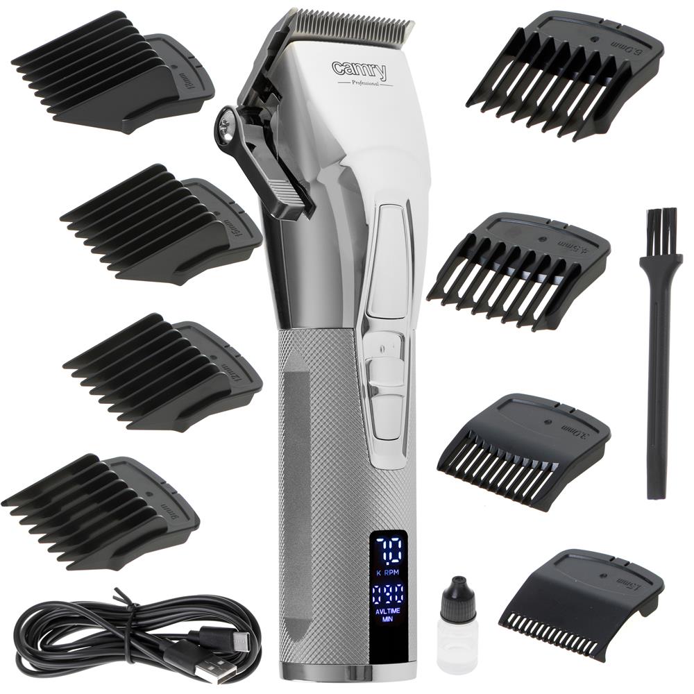 Camry CR 2835 Haarschneider mit Keramikklinge & LCD-Display – Profi-Haarschnitt