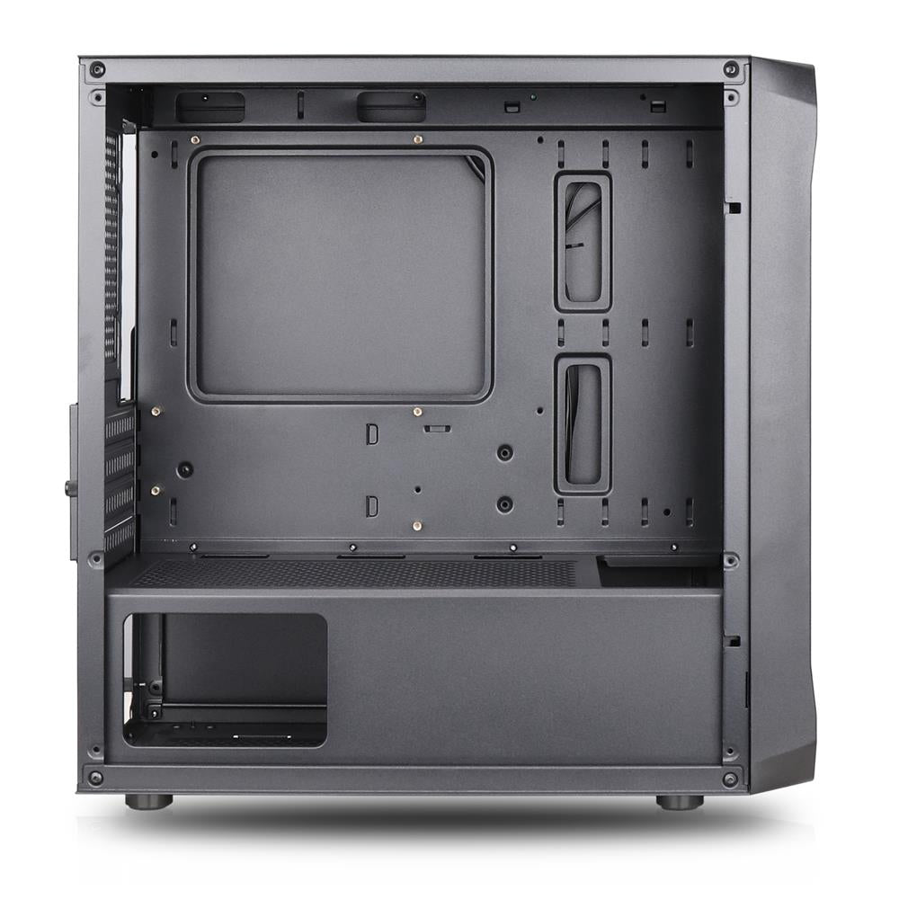Silentware Air 10 Black – Kompaktes mATX PC-Gehäuse mit Mesh-Front & Glas-Seitenfenster