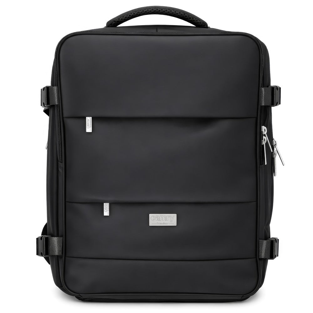 Camry CR 6880 Reiserucksack 24L, Handgepäck Rucksack 40x20x30 cm, Laptoprucksack bis 17 Zoll, Schuhfach, Nassfach, RFID, USB, YKK