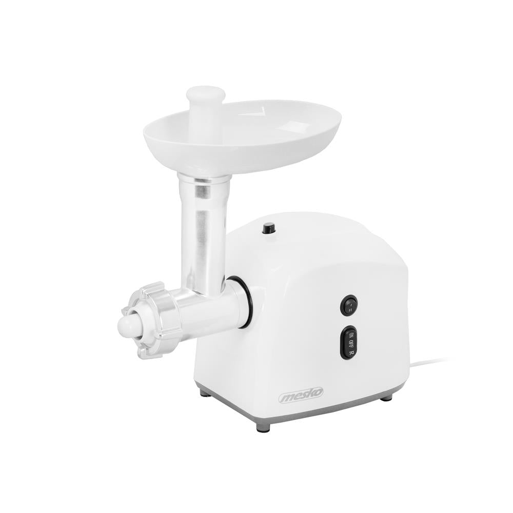 Mesko MS 4805 Fleischwolf 1500 Watt mit Wurstaufsatz Weiß