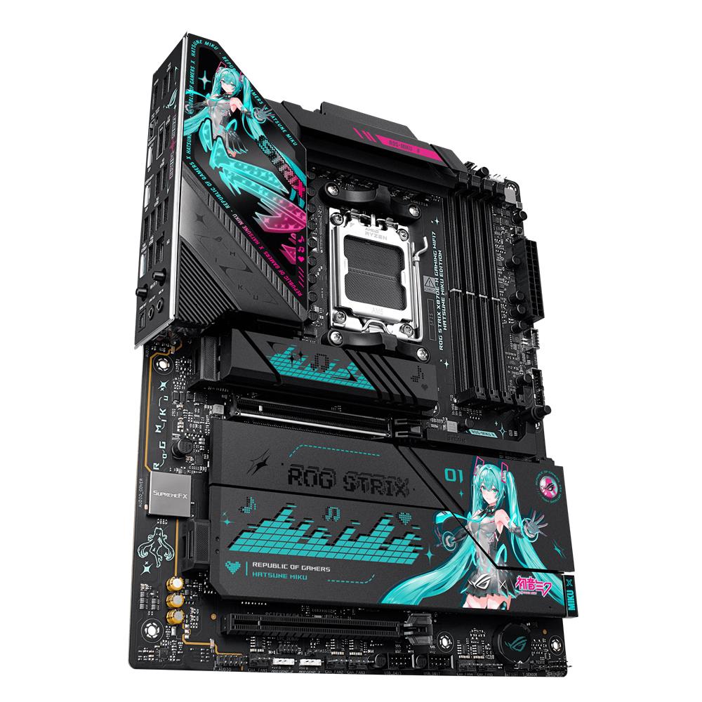 ASUS ROG Strix X870E-H Gaming WiFi7 Hatsune Miku Edition Mainboard AM5 ATX DDR5