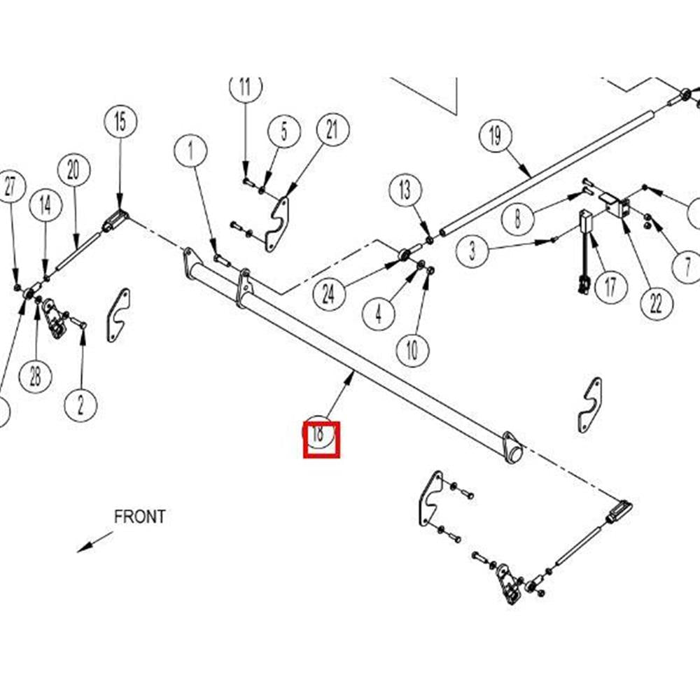 Nilfisk Original 56509365 Weldt Brake Bar Bremsstange