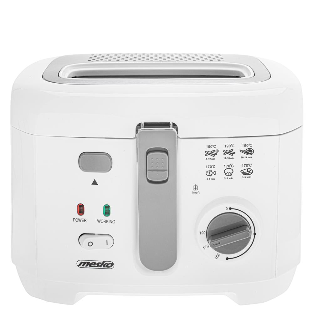 Mesko MS 4908 G Fritteuse – 2,5 L, Temperaturregelung, Frittierkorb, 1800 W