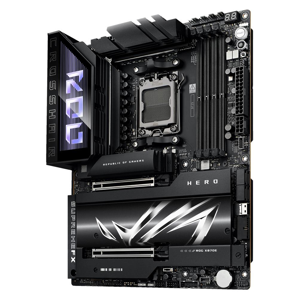 ASUS ROG CROSSHAIR X870E HERO Mainboard AM5 ATX DDR5 PCIe 5.0 Wi-Fi 7