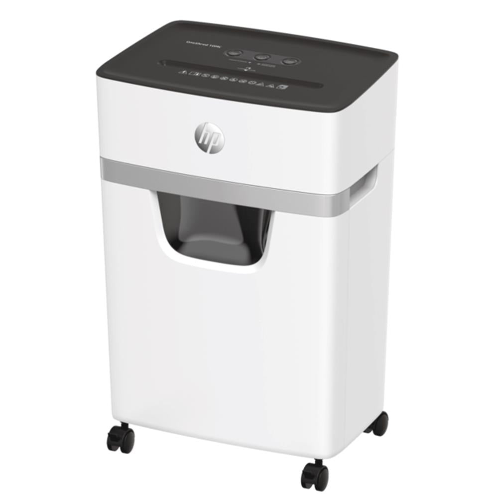 HP OneShred 10MC Aktenvernichter P5 Micro Cut 10 Blatt 20 Liter