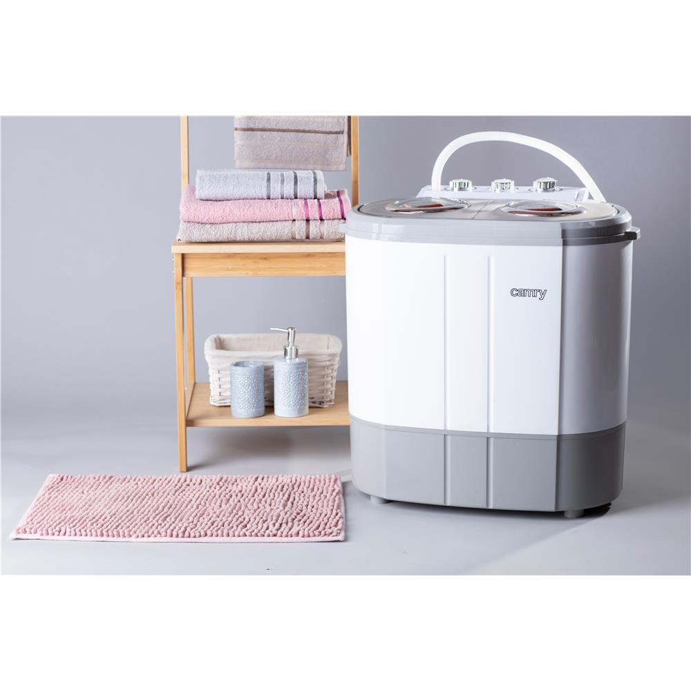 Camry CR 8052 kleine Waschmaschine mit Schleudern 3 kg Kapazität Camping Reise