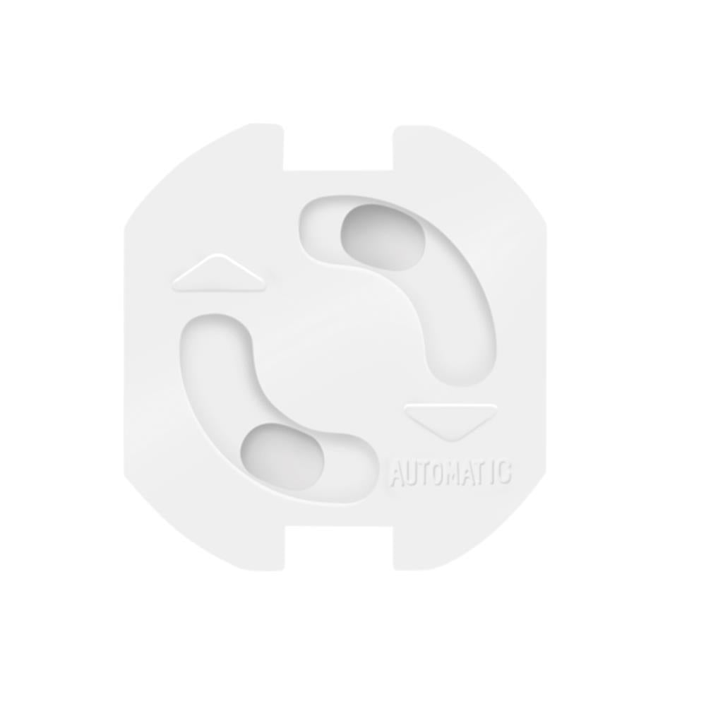 LogiLink Steckdosenschutz mit Automatikverschluss in weiß, 10er Set